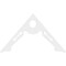 Ekena Millwork Pitch Cena Architectural Grade PVC Gable Pediment, 72"W x 42"H x 1"P (14/12) GPP072X042X100CEN - alternate 4